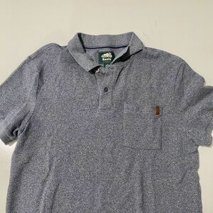 Roots Canada Mens Gray polo shirt Large